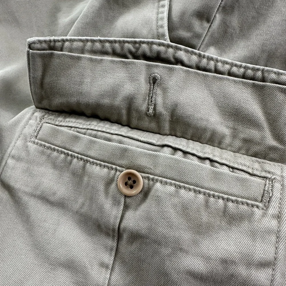 VTG Banana Republic‎ Mens 34 Army Cargo Shorts Beige Canvas Skater Y2K Military